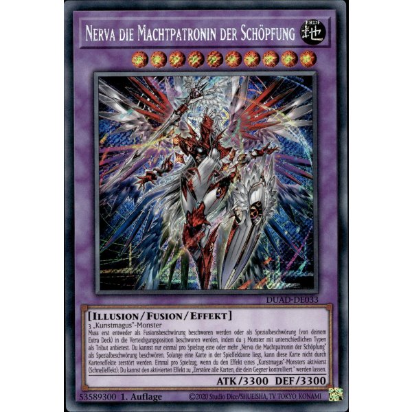 Nerva die Machtpatronin der Sch&ouml;pfung DUAD-DE033 (Secret Rare)