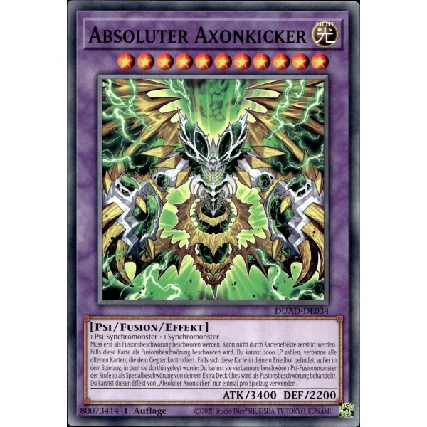 Absoluter Axonkicker DUAD-DE034