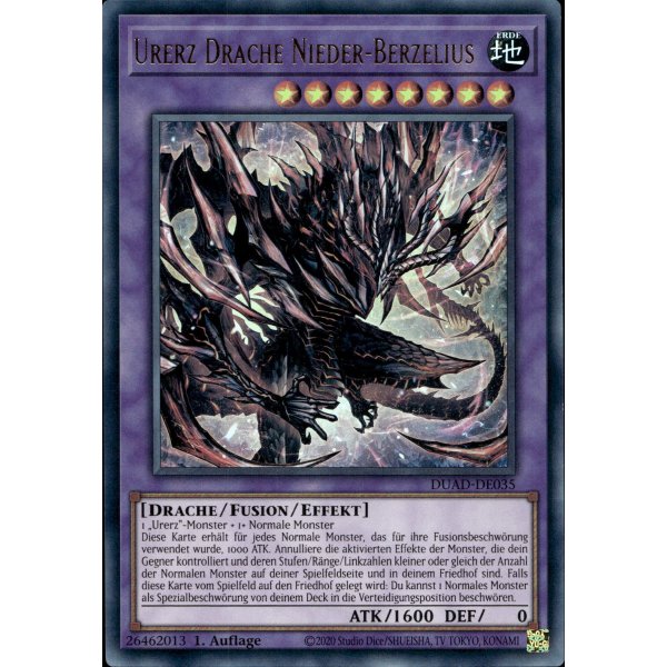 Urerz Drache Nieder-Berzelius DUAD-DE035 (Ultra Rare)