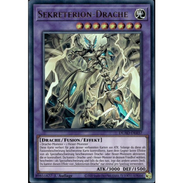 Sekreterion-Drache DUAD-DE037 (Ultra Rare)