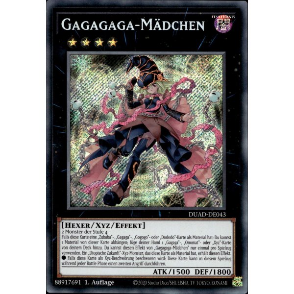 Gagagaga-M&auml;dchen DUAD-DE043 (Secret Rare)