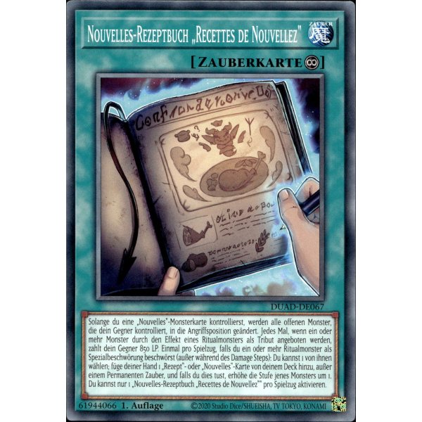 Nouvelles-Rezeptbuch &bdquo;Recettes de Nouvellez&ldquo; DUAD-DE067