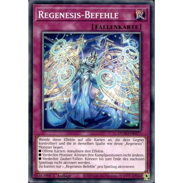 Regenesis-Befehle DUAD-DE077