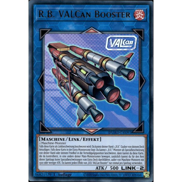 R.B. VALCan Booster DUAD-DE093 (Ultra Rare)