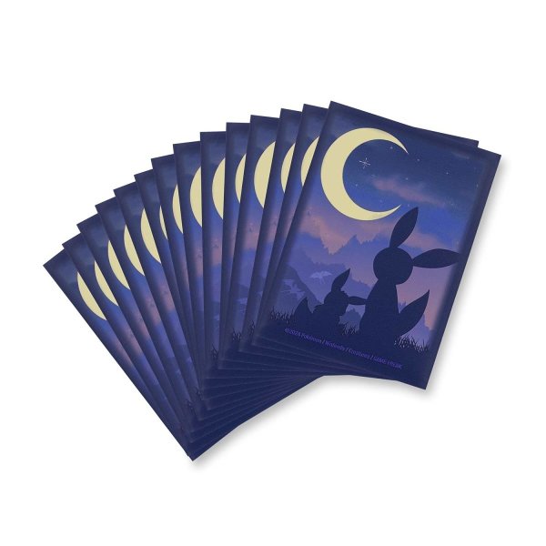 Pokemon - Evoli &amp; Nachtara Sleeves (65 Kartenh&uuml;llen)
