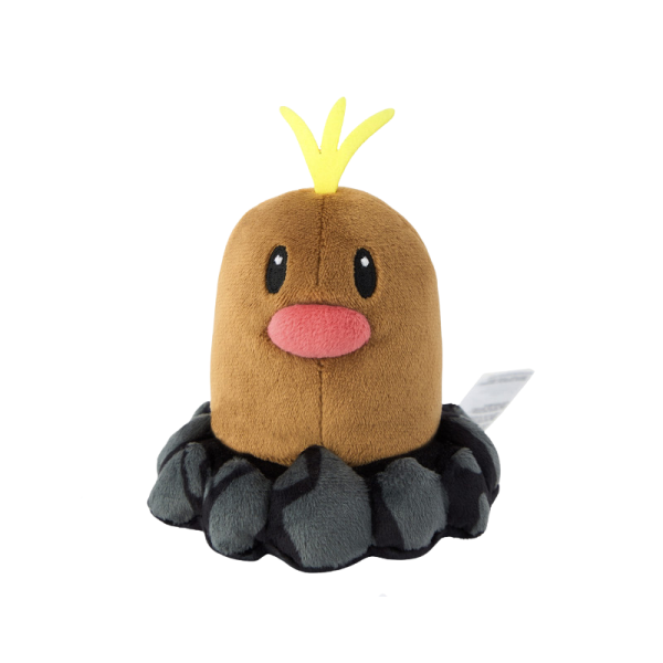 Alola-Digda Pl&uuml;schfigur 8cm - Pokemon Fit Kuscheltier
