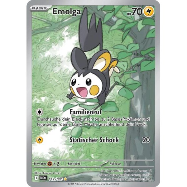 Emolga 112/086 Illustration Rare
