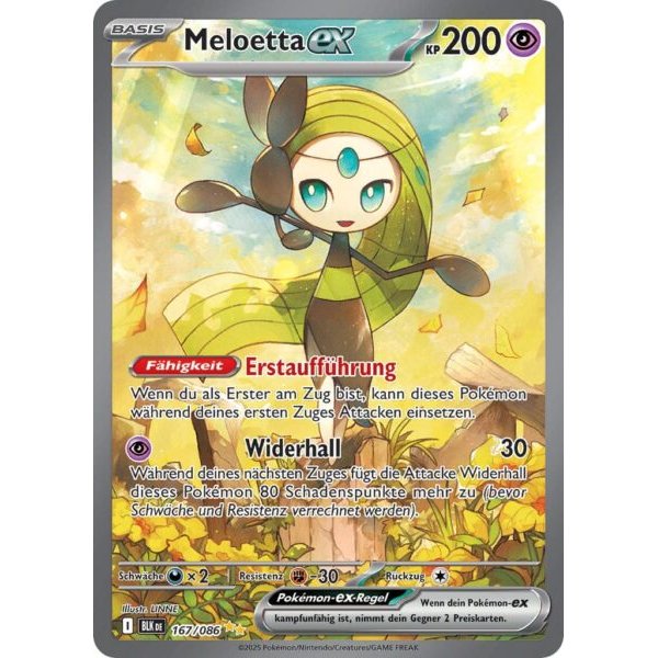 Meloetta-ex 167/086 Special Illustration Rare