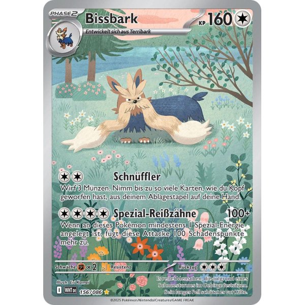 Bissbark 156/086 Illustration Rare