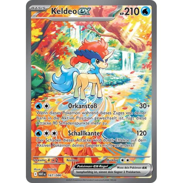 Keldeo-ex 167/086 Special Illustration Rare