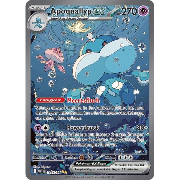 Apoquallyp-ex 168/086 Special Illustration Rare