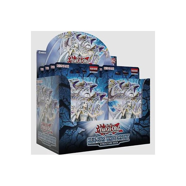 Structure Deck Display: Blue Eyes White Destiny - (8 Decks) (deutsch)