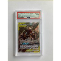 2020 P.M. SM BLACK STAR NACHTARA/DARKRAI GX PRM-TAG TEAM PWR.CLL.GER. MINT PSA 9