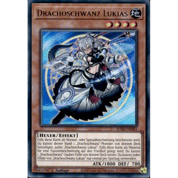 Drachoschwanz Lukias JUSH-DE001 (Ultra Rare)
