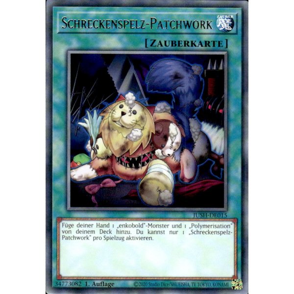 Schreckenspelz-Patchwork JUSH-DE015