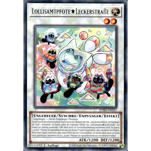 Lollisamtpfote★Leckerstra&szlig;e JUSH-DE021