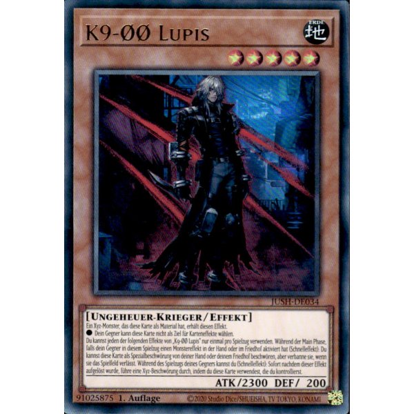 K9-&Oslash;&Oslash; Lupis JUSH-DE034 (Ultra Rare)