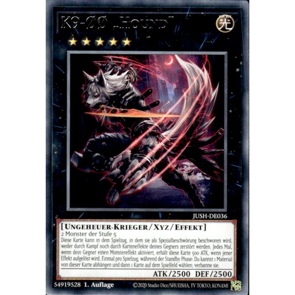 K9-&Oslash;&Oslash; &bdquo;Hound&ldquo; JUSH-DE036