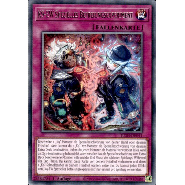 K9-EW Spezielles Befreiungsexperiment JUSH-DE041