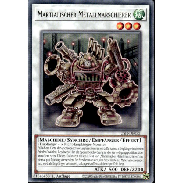 Martialischer Metallmarschierer JUSH-DE052
