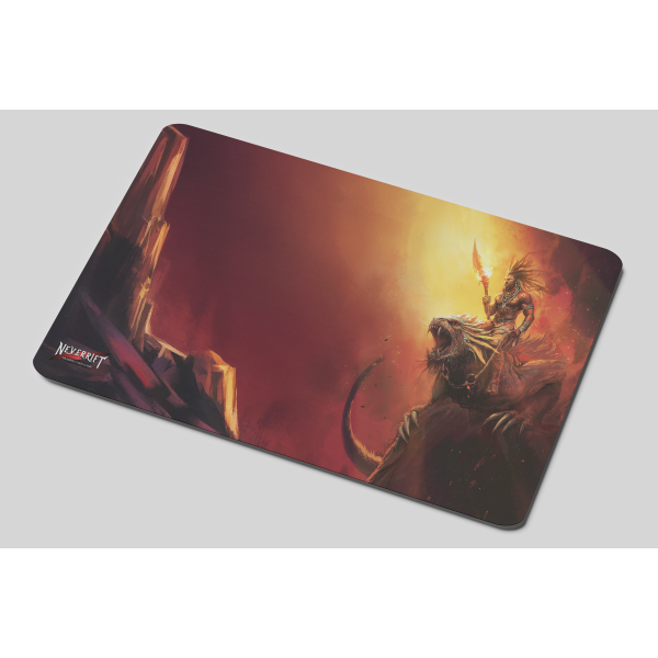 Neverrift TCG: Deskmat: Emberclaw Raider