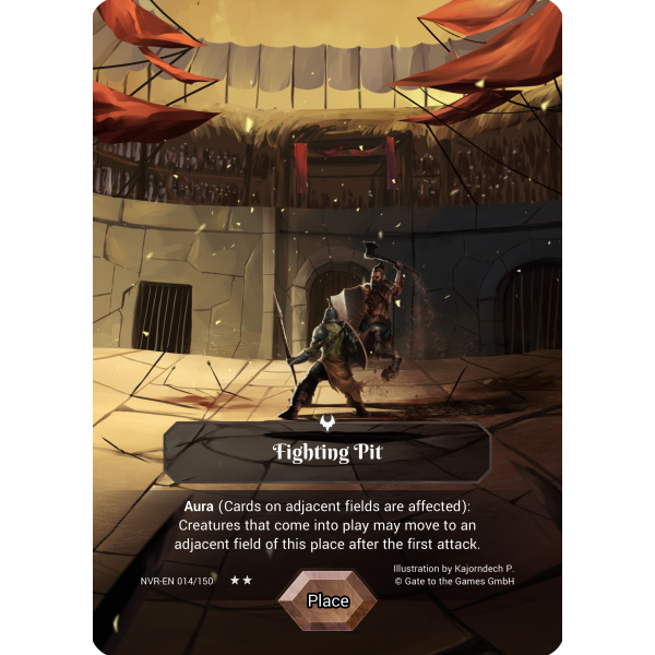 Fighting Pit NVR-EN014 Partial Foil (english)