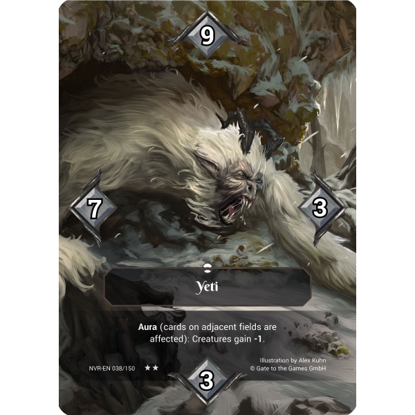 Yeti NVR-EN038 Partial Foil (english)