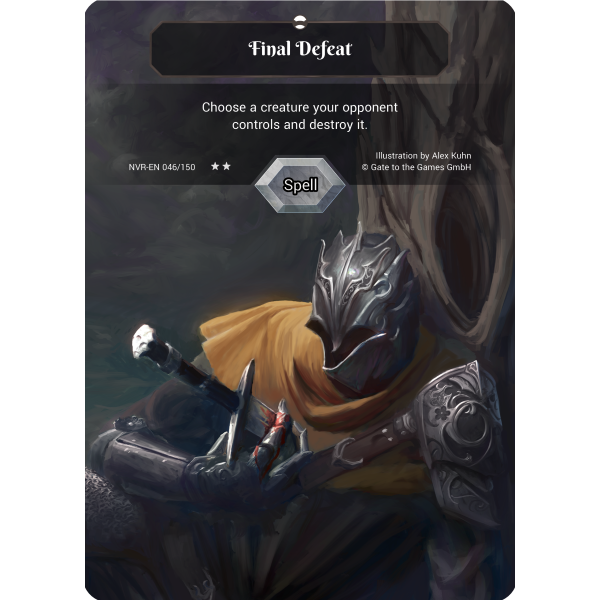 Final Defeat NVR-EN046 Partial Foil (english)