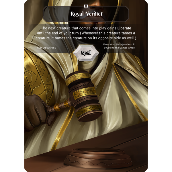 Royal Verdict NVR-EN096  (englisch)