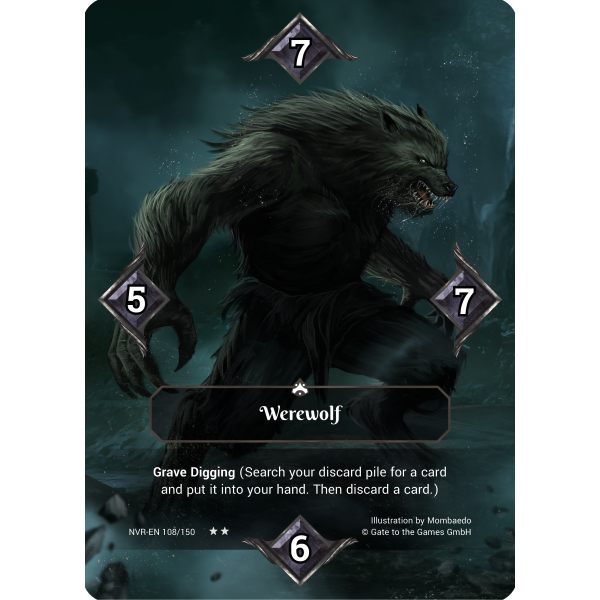 Werewolf NVR-EN108 Partial Foil (english)