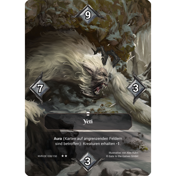 Yeti NVR-DE038 Partial Foil (deutsch)