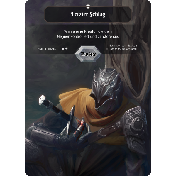 Letzter Schlag NVR-DE046 Partial Foil (deutsch)