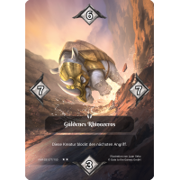 G&uuml;ldenes Rhinozeros NVR-DE077 Partial Foil (deutsch)