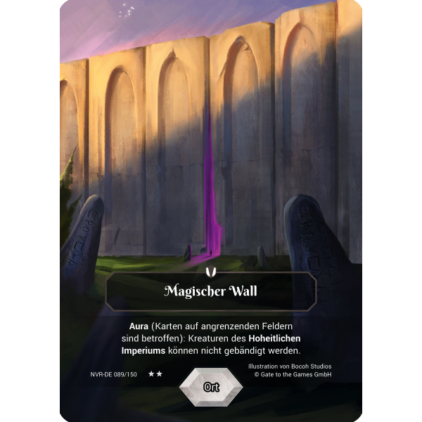 Magischer Wall NVR-DE089 Partial Foil (deutsch)