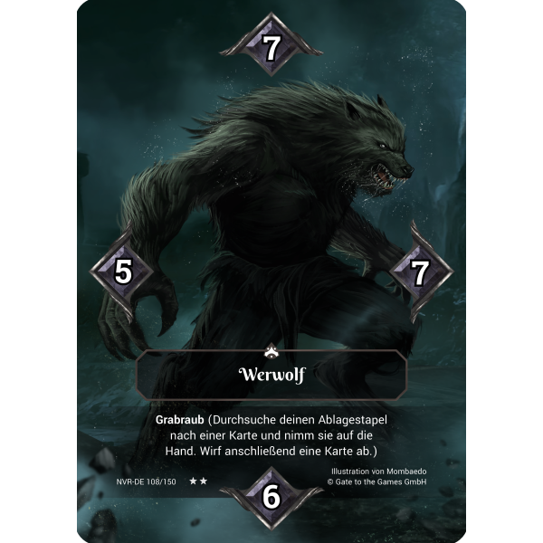 Werwolf NVR-DE108 Partial Foil (deutsch)