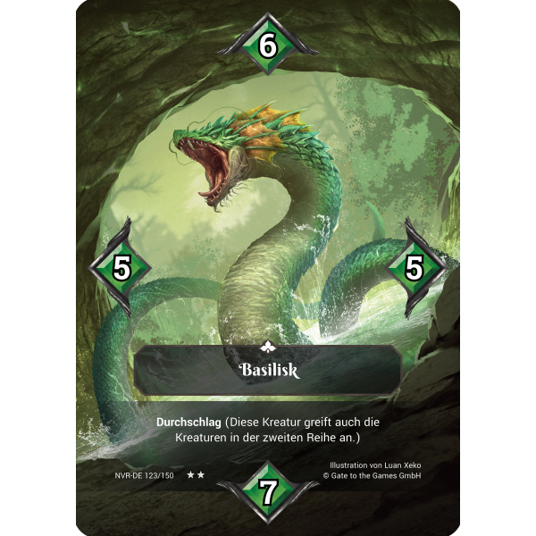 Basilisk NVR-DE123 Partial Foil (deutsch)