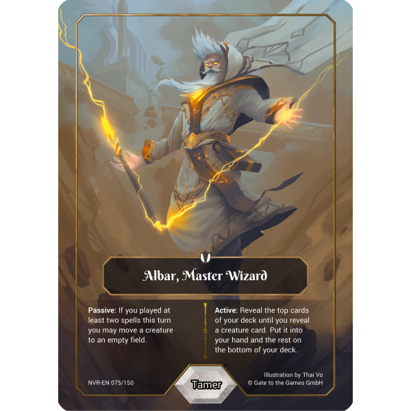 Albar, Master Wizard NVR-EN075 Ornament Foil (english)