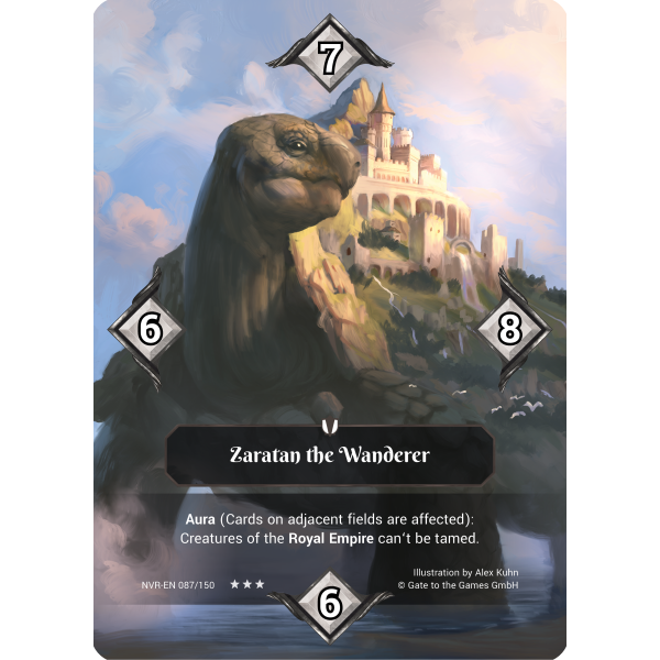 Zaratan the Wanderer NVR-EN087 Ornament Foil (english)