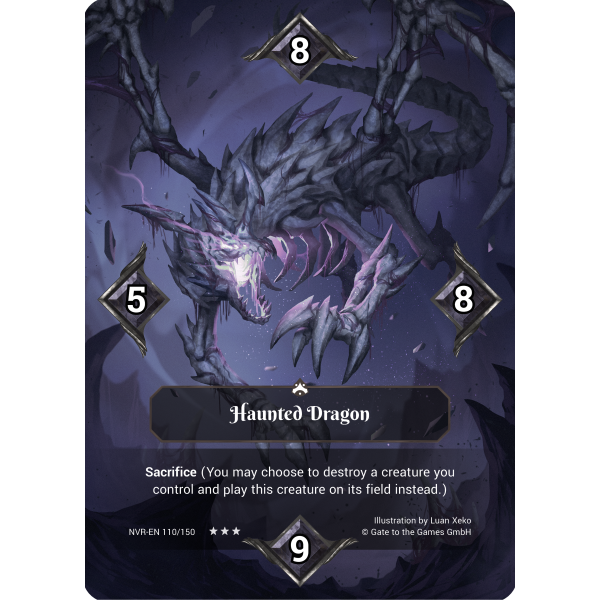 Haunted Dragon NVR-EN110 Ornament Foil (english)