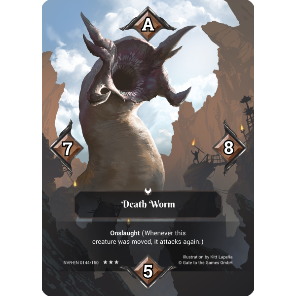 Death Worm NVR-EN144 Ornament Foil (english)