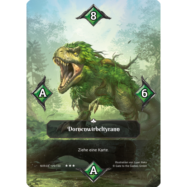 Dornenwirbeltyrann NVR-DE129 Ornament Foil (deutsch)
