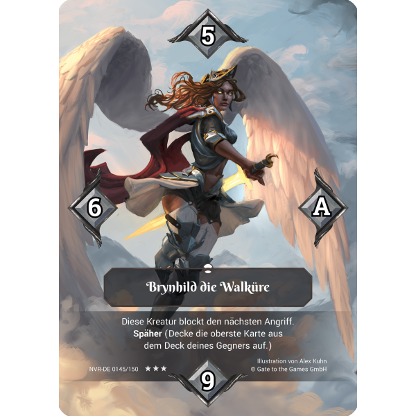 Brynhild die Walk&uuml;re NVR-DE145 Ornament Foil (deutsch)