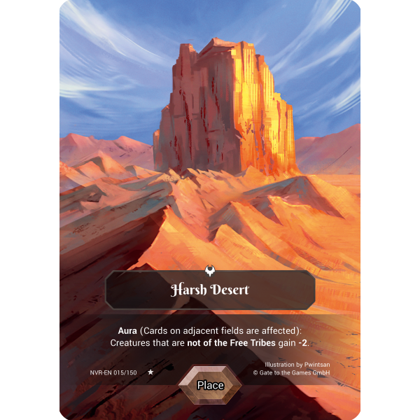 Harsh Desert NVR-EN015 Parallel Foil (english)