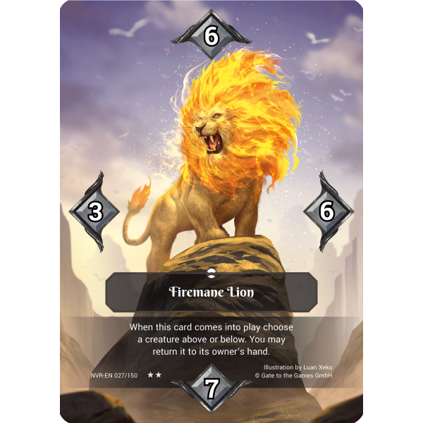 Firemane Lion NVR-EN027 Parallel Foil (english)