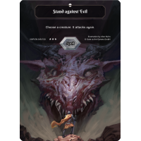 Stand against Evil NVR-EN049 Parallel Foil (english)
