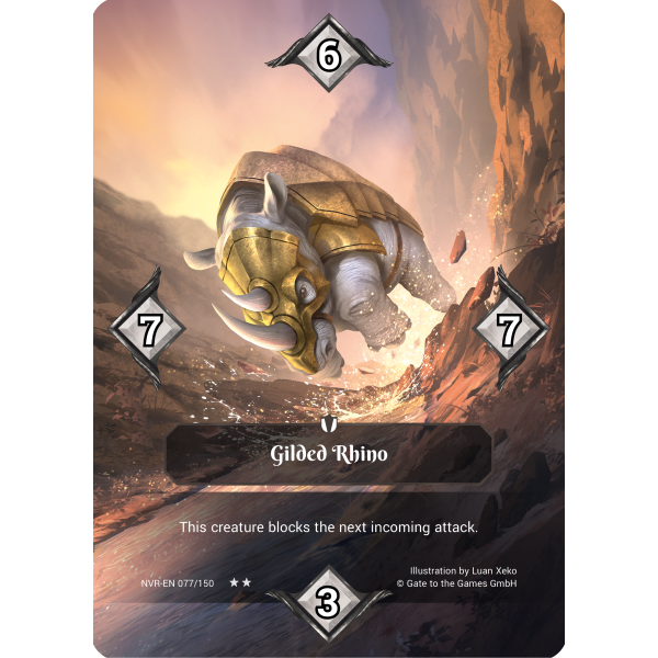 Gilded Rhino NVR-EN077 Parallel Foil (english)