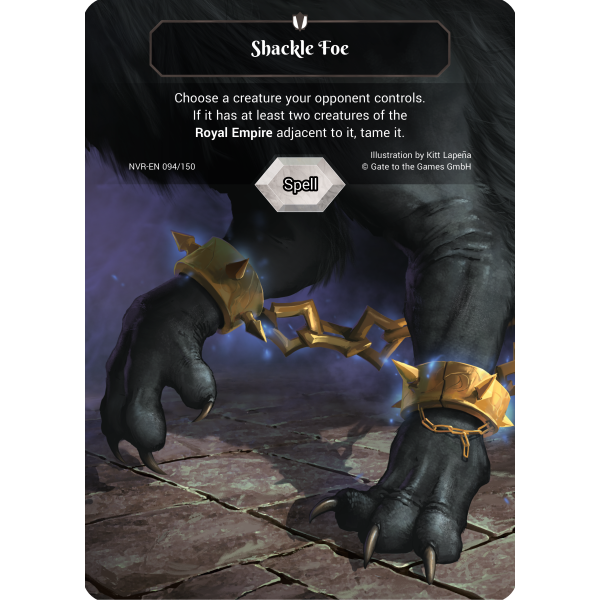 Shackle Foe NVR-EN094 Parallel Foil (english)