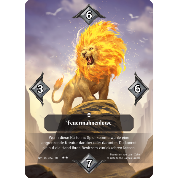 Feuerm&auml;hnenl&ouml;we NVR-DE027 Parallel Foil (deutsch)