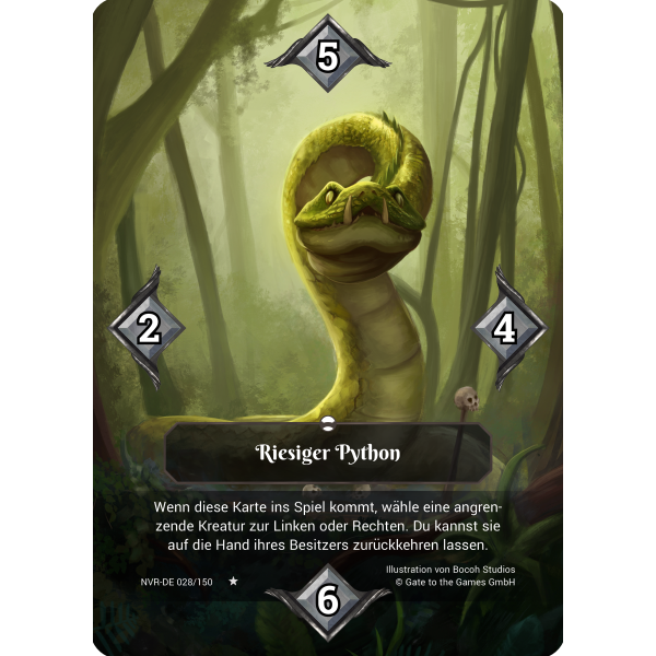 Riesiger Python NVR-DE028 Parallel Foil (deutsch)