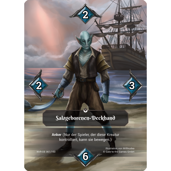 Salzgeborenen-Deckhand NVR-DE061 Parallel Foil (deutsch)